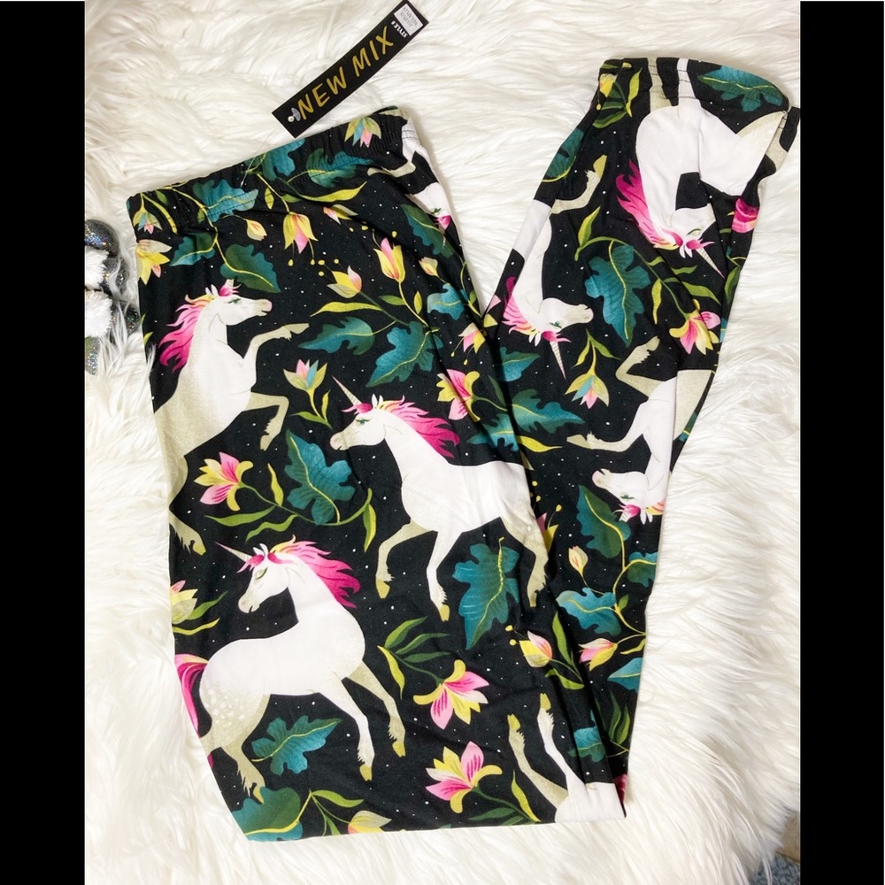 New Soft Realistic Unicorn Leggings TC
